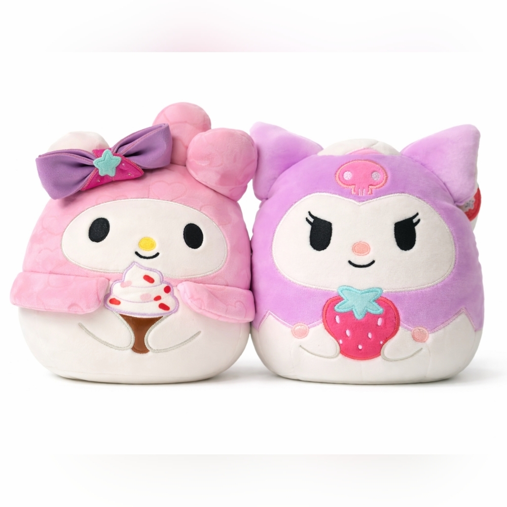 Limited Edition 8” Squishmallows Hello Kitty & Friends – My Melody & Kuromi